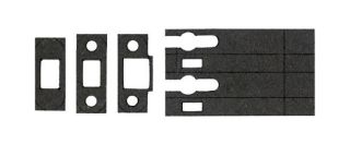 ZITL0230G - Zoo Hardware 1mm Universal Tubular Latch Intumescent to suit 4" and 5" Tubular Latches - Graphite