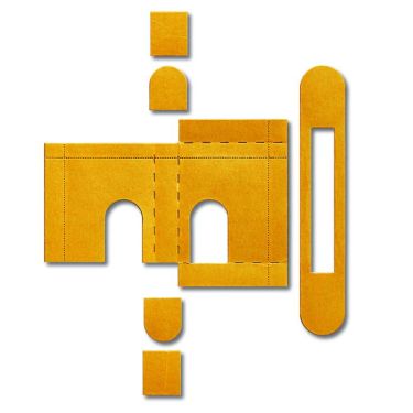 Click Here To Enlarge This Photo Of ES1273 - Carlisle Brass Eurospec Universal UK Deadlock Self Adhesive Intumescent Fire Kit (FD30/60)