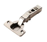 H4.100.35.10 Fingertip Design Full Overlay Soft Close Hinge (C85A6A6F) Bright Nickel Plate