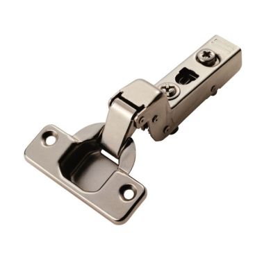 Click Here To Enlarge This Photo Of H4.100.35.30 Fingertip Design Inset Soft Close Hinge (C85C6A6F) Bright Nickel Plate