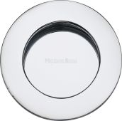 C1835-PC Heritage Brass Round Flush Pull Polished Chrome finish