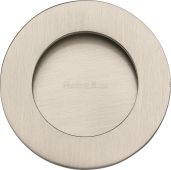 C1835-SN Heritage Brass Round Flush Pull Satin Nickel finish