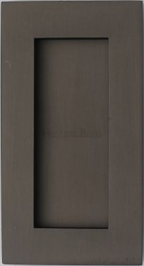Click Here To Enlarge This Photo Of C1855 105-MB Heritage Brass Rectangular Flush Pull 105 x 58mm Matt Bronze finish