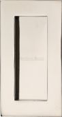 C1855 105-PNF Heritage Brass Rectangular Flush Pull 105 x 58mm Polished Nickel finish