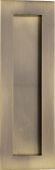 C1855 175-AT Heritage Brass Rectangular Flush Pull 175 x 58mm Antique Brass finish