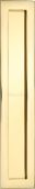 C1855 300-PB Heritage Brass Rectangular Flush Pull 300 x 58mm Polished Brass finish