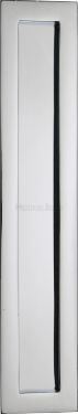 Click Here To Enlarge This Photo Of C1855 300-PC Heritage Brass Rectangular Flush Pull 300 x 58mm Polished Chrome finish