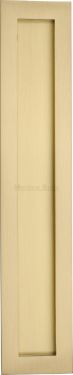 Click Here To Enlarge This Photo Of C1855 300-SB Heritage Brass Rectangular Flush Pull 300 x 58mm Satin Brass finish