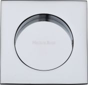 C1860-PC Heritage Brass Square Flush Pull 63 x 63mm Polished Chrome finish