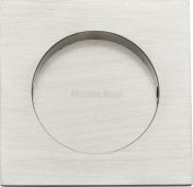 C1860-SN Heritage Brass Square Flush Pull 63 x 63mm Satin Nickel finish