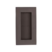 C1865 105-MB Heritage Brass Reeded Rectangular Flush Pull 105 x 58mmmm Matt Bronze finish