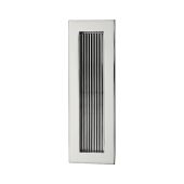 C1865 175-PC Heritage Brass Reeded  Rectangular Flush Pull 175 x 58mm Polished Chrome finish