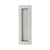 C1865 175-SC Heritage Brass Reeded  Rectangular Flush Pull 175 x 58mm Satin Chrome finish