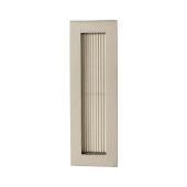 C1865 175-SN Heritage Brass Reeded  Rectangular Flush Pull 175 x 58mm Satin Nickel finish