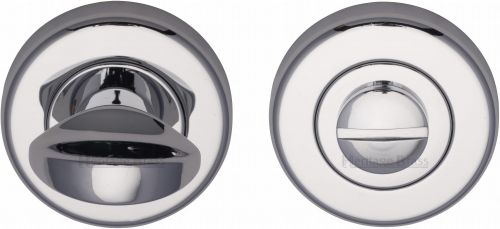 Click Here To Enlarge This Photo Of V0678-PC Heritage Brass Thumbturn & Emergency Release Polished Chrome Finish