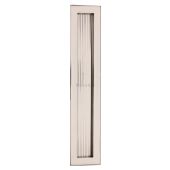 C1865 300-PNF Heritage Brass Reeded Rectangular Flush Pull 300 x 58mm Polished Nickel finish