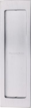 Click Here To Enlarge This Photo Of C1872-SC Heritage Brass Flush Pull 197mm Satin Chrome finish