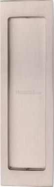 Click Here To Enlarge This Photo Of C1872-SN Heritage Brass Flush Pull 197mm Satin Nickel finish