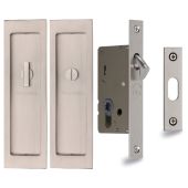 C1877-SN Heritage Brass Flush Pull Privacy Set 197mm Satin Nickel finish