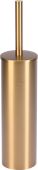 BR-BRUSH-SB M.Marcus Standing Toilet Brush Holder Satin Brass Finish