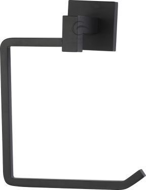 Click Here To Enlarge This Photo Of CHE-RING-BLK M.Marcus 'Chelsea' Towel Ring Matt Black Finish