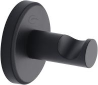 OXF-HOOK-BLK M.Marcus 'Oxford' Robe Hook (One Piece) Matt Black Finish