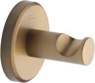OXF-HOOK-SB M.Marcus 'Oxford' Robe Hook (One Piece) Satin Brass Finish