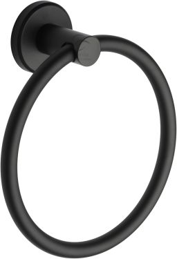 Click Here To Enlarge This Photo Of OXF-RING-BLK M.Marcus 'Oxford' Towel Ring Matt Black Finish