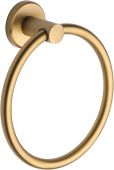 OXF-RING-SB M.Marcus 'Oxford' Towel Ring Satin Brass Finish