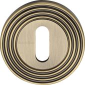 RR4000-AT Heritage Brass Key Escutcheon Antique Brass finish