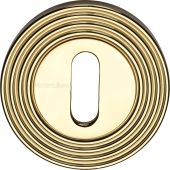 RR4000-PB Heritage Brass Key Escutcheon Polished Brass finish