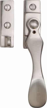 Click Here To Enlarge This Photo Of V1005-SN Heritage Brass Casement Window Fastener Wedge Pattern Satin Nickel Finish