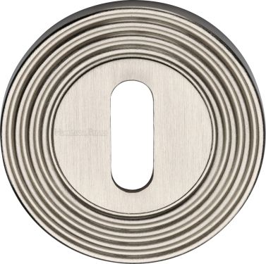 Click Here To Enlarge This Photo Of RR4000-SN Heritage Brass Key Escutcheon Satin Nickel finish
