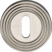 RR4000-SN Heritage Brass Key Escutcheon Satin Nickel finish