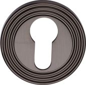 RR4020-MB Heritage Brass Euro Profile Cylinder Escutcheon Matt Bronze finish