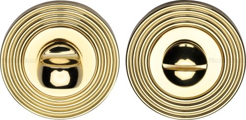 Click Here To Enlarge This Photo Of RR4049-PB Heritage Brass Thumbturn & Emergency Release Polished Brass finish