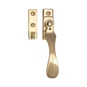 V1005W-PB Heritage Brass Casement Window Fastener Wedge Pattern Weather Stripped Design Polished Brass Finish