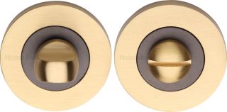 RS4049-BSB Heritage Brass Thumbturn & Emergency Release Matt Bronze/Satin Brass finish