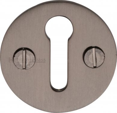 Click Here To Enlarge This Photo Of V1010-MB Heritage Brass Keyhole Escutcheon Matt Bronze Finish