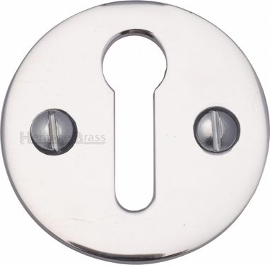 Click Here To Enlarge This Photo Of V1010-PC Heritage Brass Keyhole Escutcheon Polished Chrome Finish