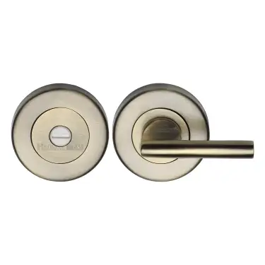 Click Here To Enlarge This Photo Of V4044-AT Heritage Brass Thumbturn & Emergency Release Antique Brass finish