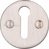 V1010-SN Heritage Brass Keyhole Escutcheon Satin Nickel Finish