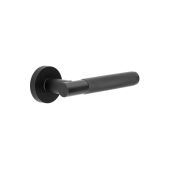 JV850MB Frelan Hardware 'Bari' Matt Black Knurled Lever on Rose