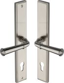 MP1932.RH-SN Heritage Brass 92mm Multi-Point Door Handle Lever Lock Colonial RH Design Satin Nickel finish