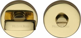 V1018-PB Heritage Brass Thumbturn & Emergency Release Polished Brass Finish