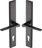 MP4189.LH-MB Heritage Brass 92mm Multi-Point Door Handle Lever Lock Gio LH Design Matt Bronze finish
