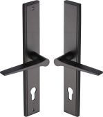 MP4189.RH-MB Heritage Brass 92mm Multi-Point Door Handle Lever Lock Gio RH Design Matt Bronze finish