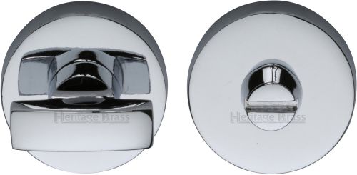 Click Here To Enlarge This Photo Of V1018-PC Heritage Brass Thumbturn & Emergency Release Polished Chrome Finish