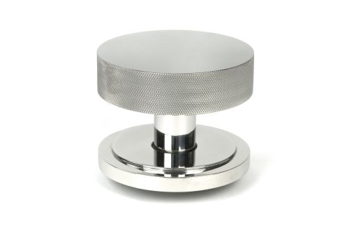 Click Here To Enlarge This Photo Of 46767 From the Anvil Polished Marine SS (316) Brompton Centre Door Knob (Art Deco)
