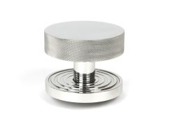 46768 From the Anvil Polished Marine SS (316) Brompton Centre Door Knob (Beehive)